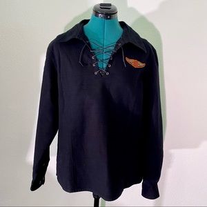 Retro Harley Davison vintage logo Long-sleeve top